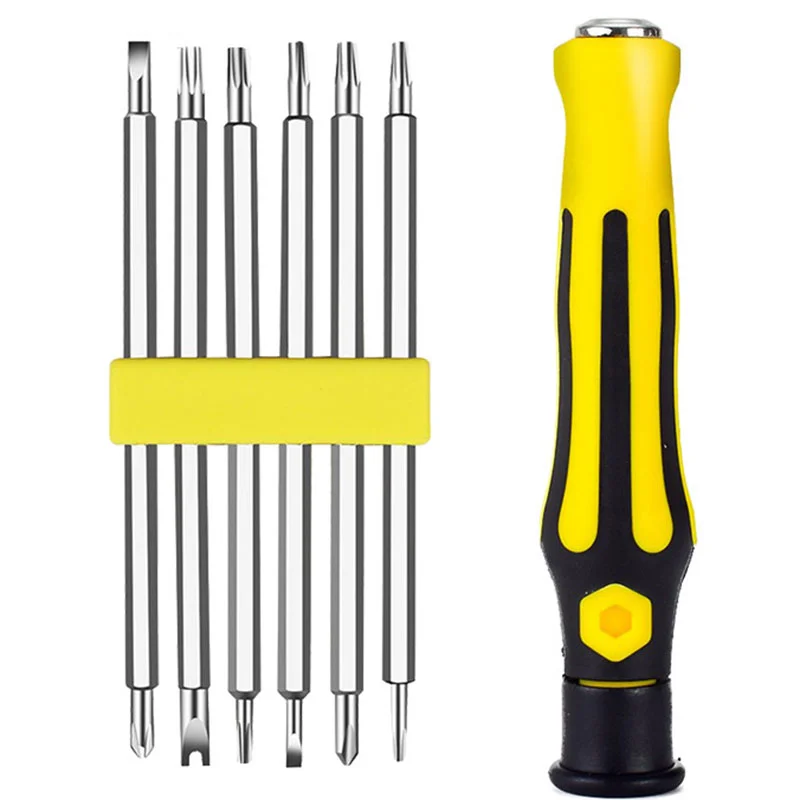 

6 In 1 Multi-purpose Phillips Screwdriver Set Special-shaped Plum Y-shaped Mobile Phone Telecommunication Repair Tool Screws