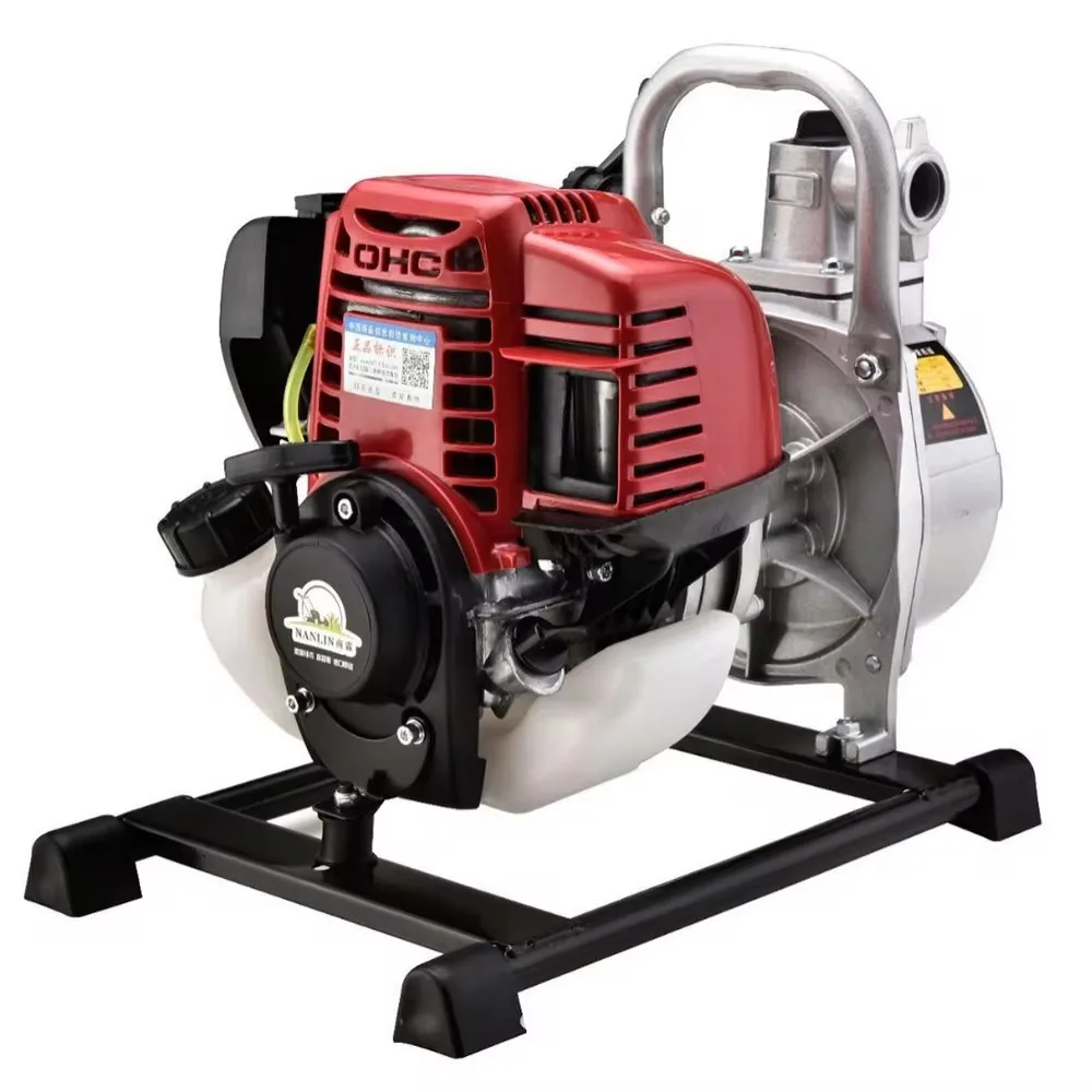 Gasoline Engine Water Pump 4-Stroke Booster Pump Agricultural Irrigation Household High-Pressure Gasoline Self-Priming