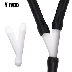 Universal Car Windshield Washer Nozzle and Hose Connector Kit - Wiper Spray Pipe Joint and Windscreen Accessories - 30PCS (Y white)