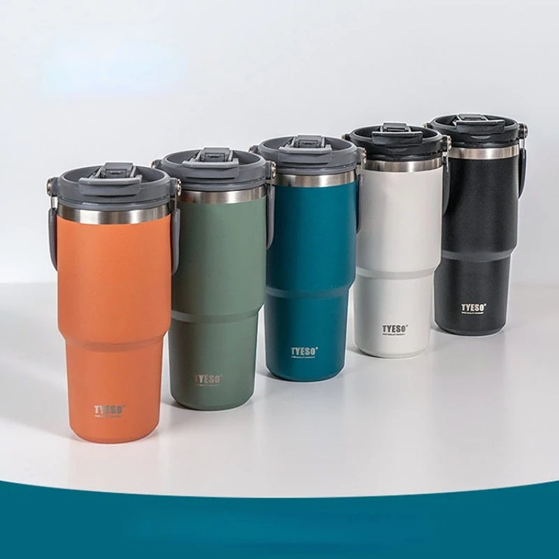 304 Stainless Steel Vacuum Coffee Mug with Temperature Display Leakproof  Portable Travel Water Car Insulated Cup Milk Tea Bottle - AliExpress