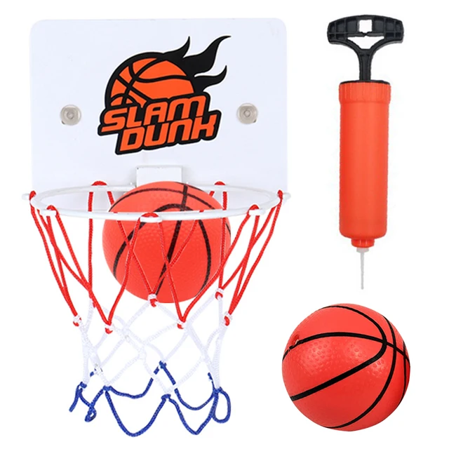 Suction Cup Basketball Hoop with Balls Indoor Basketball Hoop Wall-Mounted Basketball Hoop Basketball Accessories