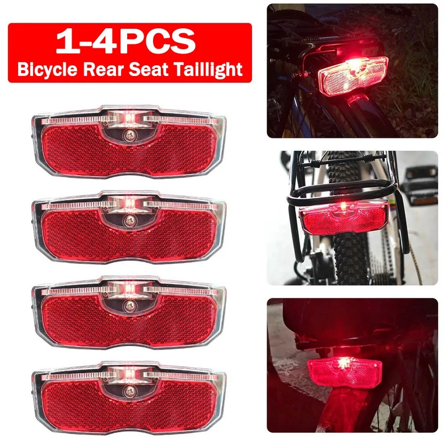 Réflecteur De Guidon Pour Vélo - Sécurité Visibilité Soir, Blanc, Facile à Monter