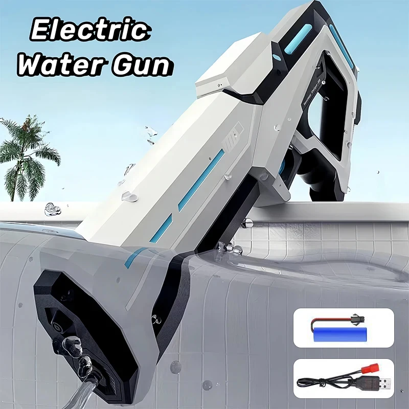 43cm-Electric-Continuous-Water-Gun-With-Automatic-Water-Absorption-High ...