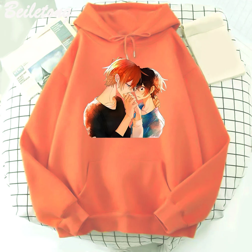 

Anime Sasaki and Miyano Hoodie Tracksuit Women Shuumei Yoshikazu Boyfriend Cartoon Printed Oversized Sweatshirt Couple Pullovers