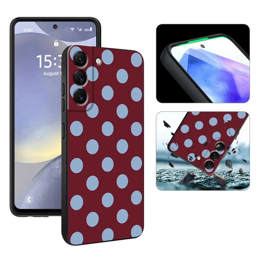 Retro Polka Dot Pattern Phone Case