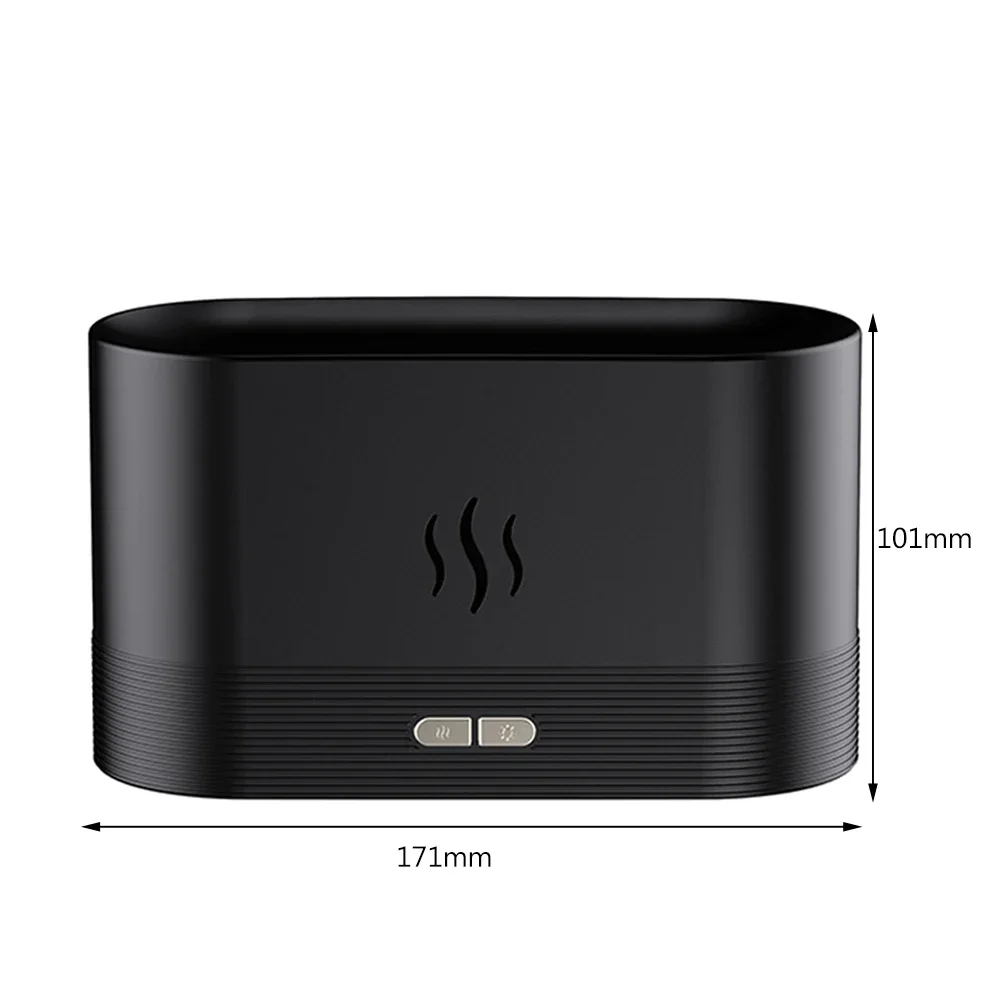 Air Humidifier Essential Aroma Oil Diffuser Mute Flame LED Light USB Charging Home Car Air Purifier Tools Essential Oil Sprayer