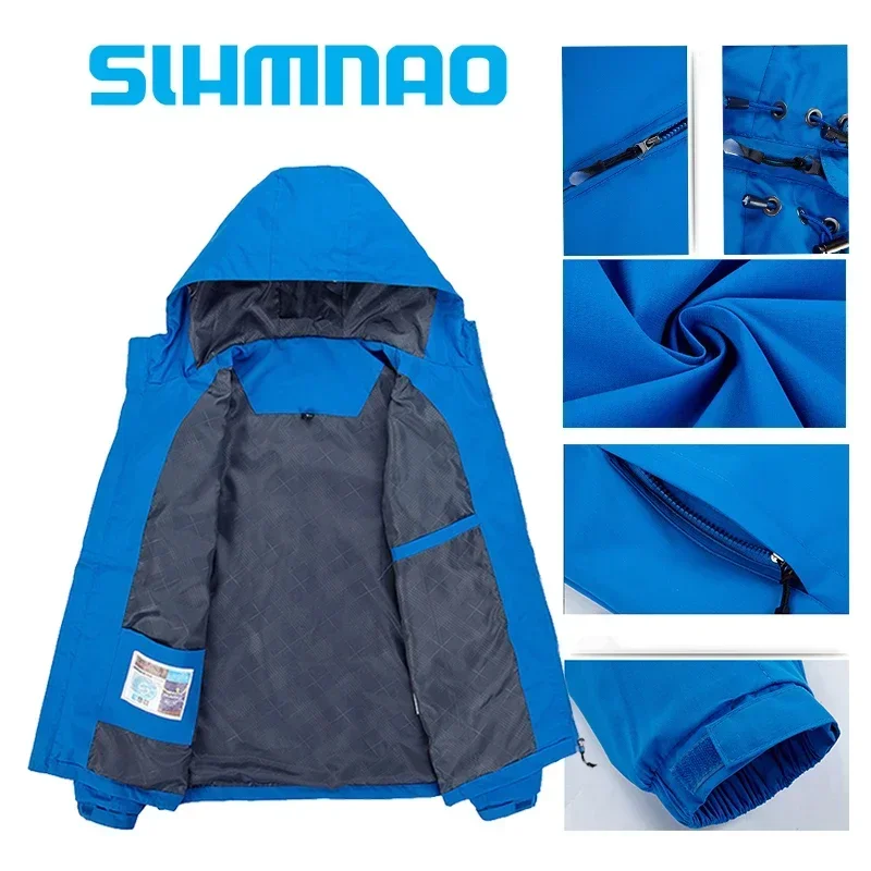 Spring and Autumn New Fishing Jackets Men's Windproof Zipper Jackets Outdoor Sports Cycling Leisure Fishing Clothes Men'