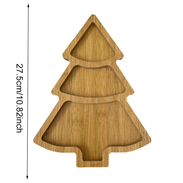 Christmas Tree Wooden Tray 6