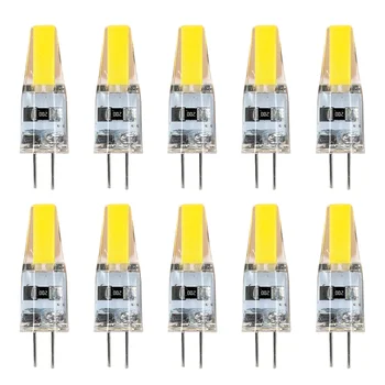 조광 미니 G4 LED COB 램프, 촛불 조명 교체, 샹들리에 스포트라이트용 할로겐, 6W 전구, AC DC, 12V, 220V, 30W, 40W, 팩 당 10 개