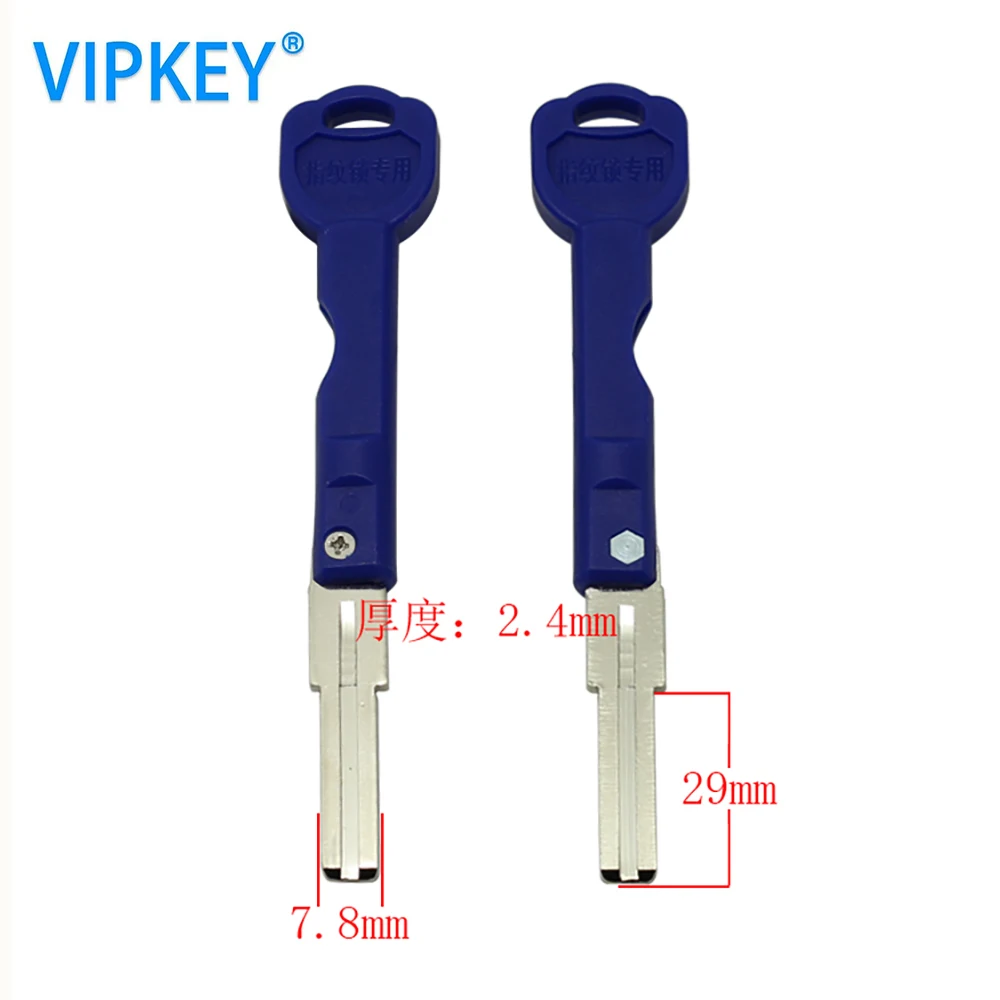 

Folding Flat Blade Key Embryo Super C-Level Fingerprint Lock Special Blank Key 10pcs/Lot