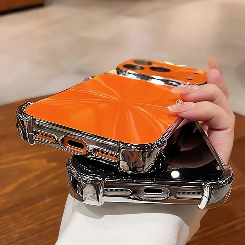 Aurora Laser Shockproof Luxury Plating Bumper Case