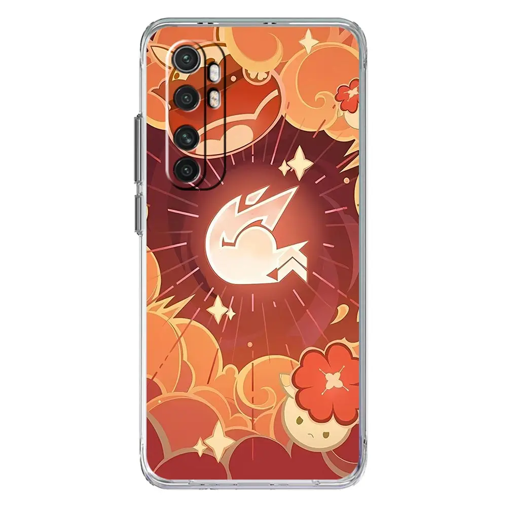 Genshin Impact Themed Soft Clear Phone Case Cover