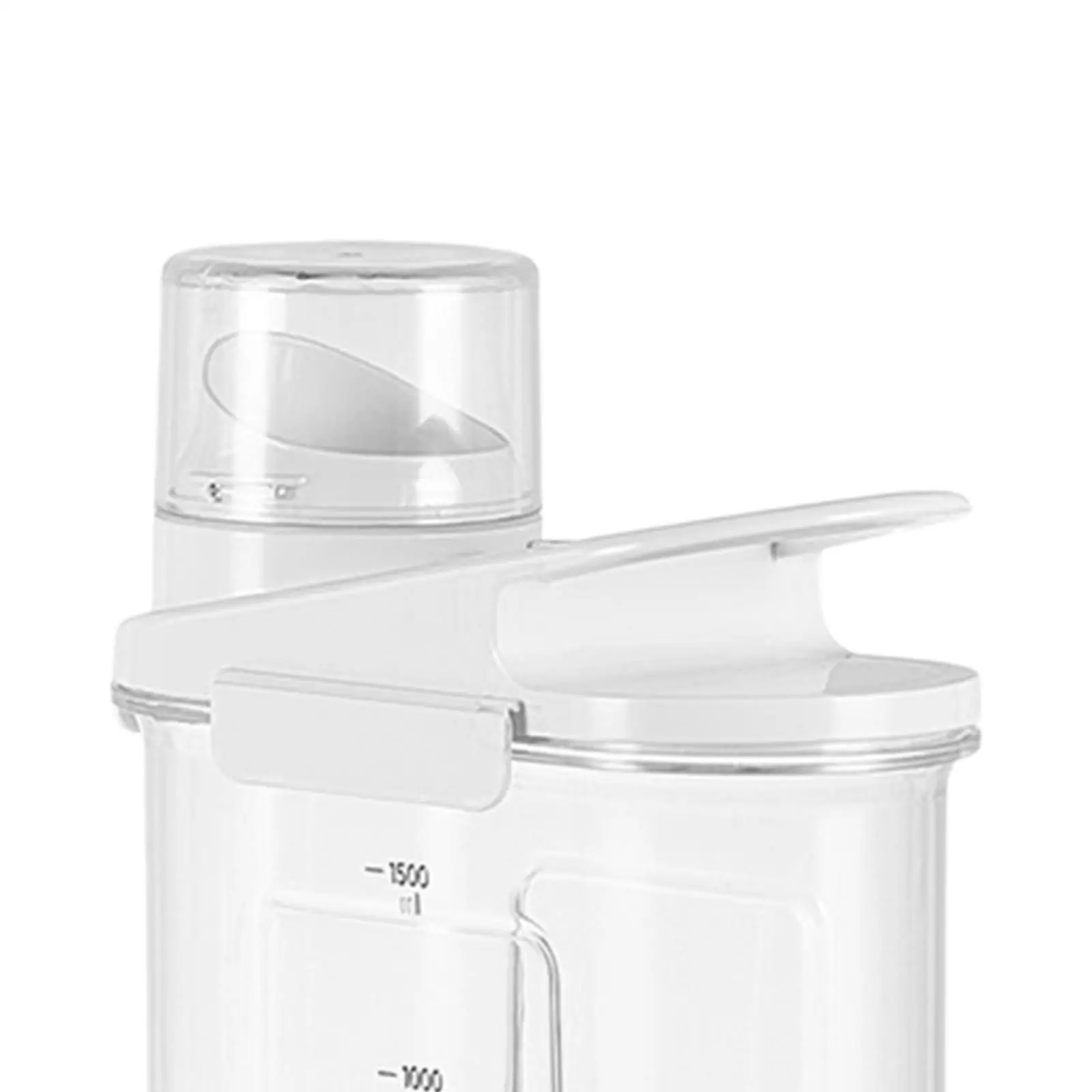 Laundry Powder Container Multiuse Transparent Laundry Detergent Storage Tank