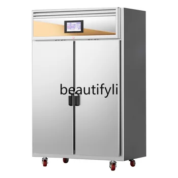 Intelligent Defrosting Cabinet Commercial Antibacterial Refrigerated Fresh-keeping Stainless Steel Vertical Large Capacity Fresh