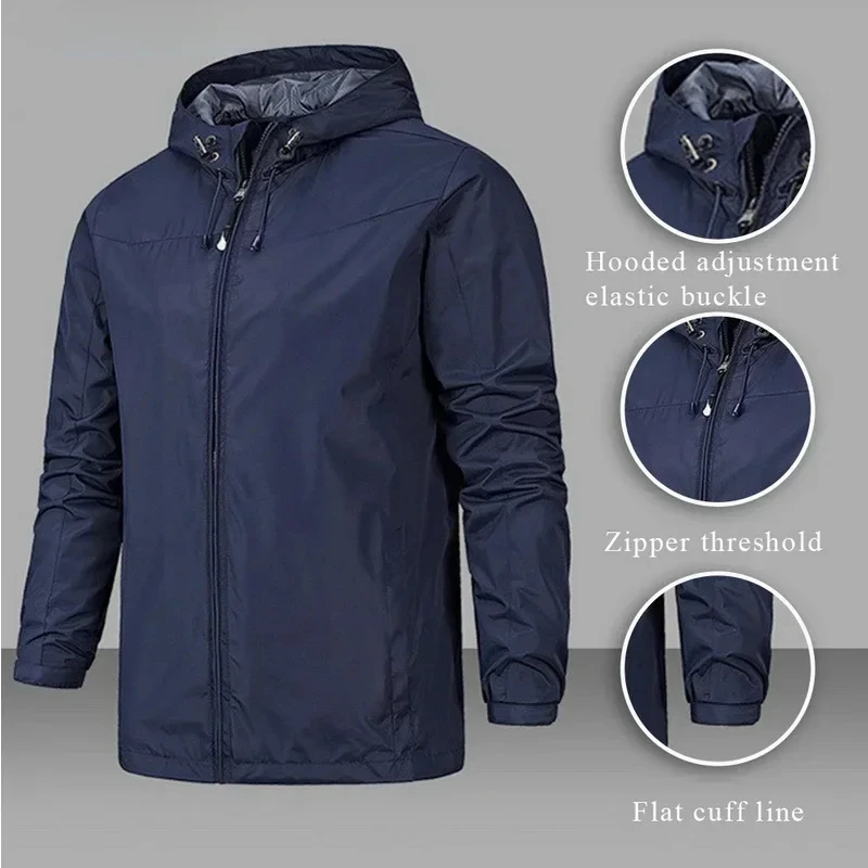 Outdoor Windproof and Sun Protection Fishing Suit Casual Jacket for Cycling Hunting Hiking and Running in Spring Autumn