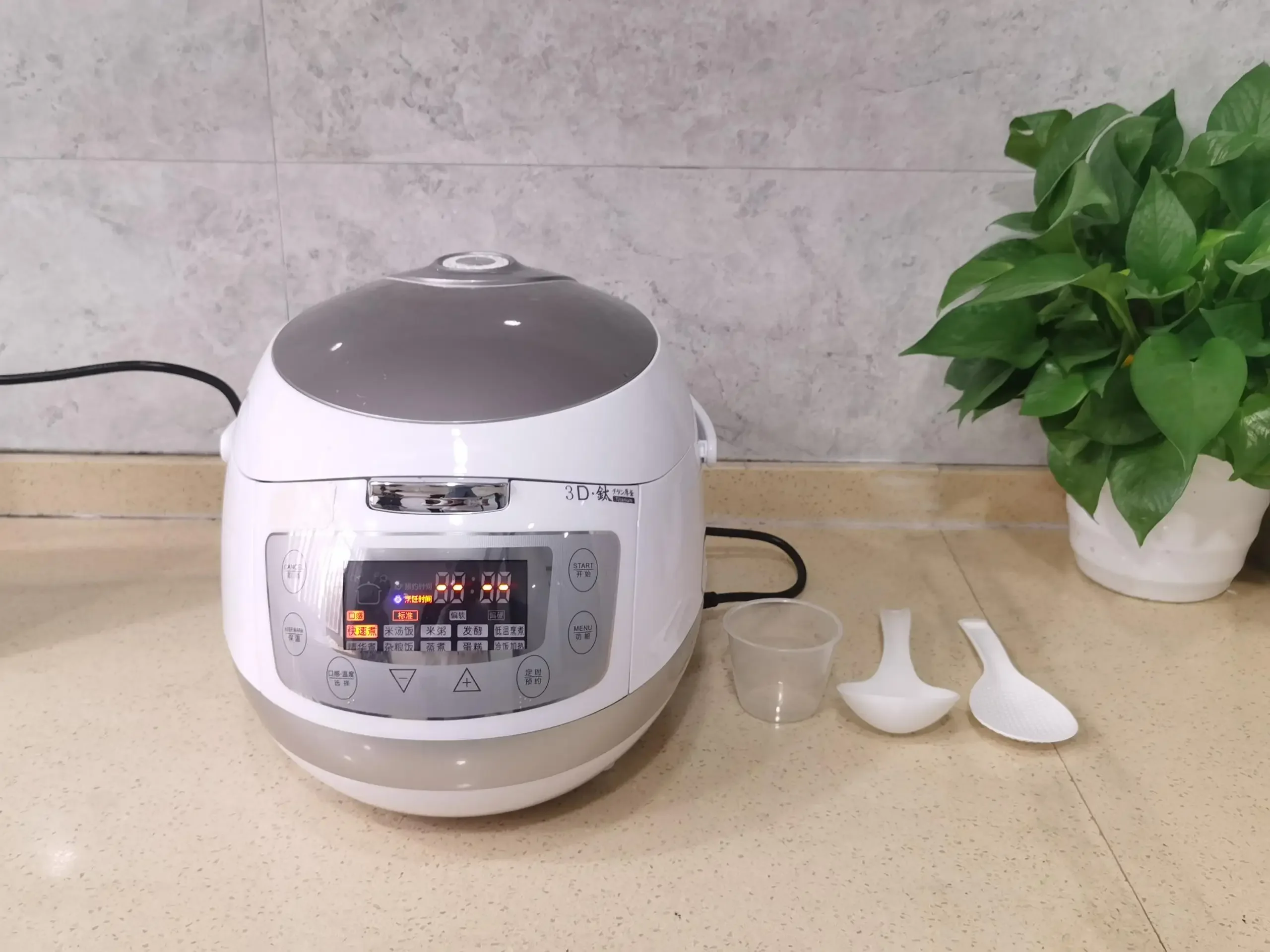 YYHC- Home Using 220V 5L 304 SS Inner Pot Rice Cooker Touch Sensitive Buttons Quick Cooking Non stick Rice Cooker