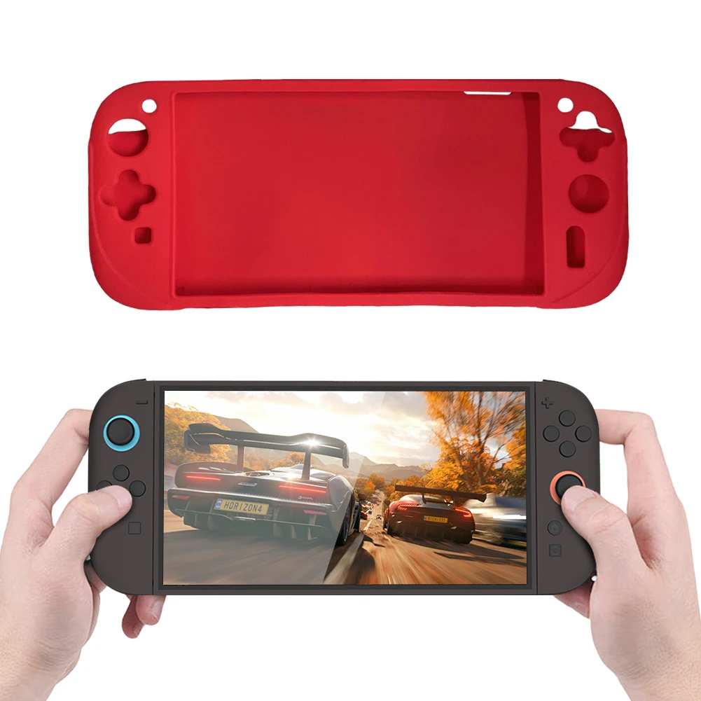Silicone Case for Nintendo for Switch 2 Full Protective Shell Anti-Drop Soft Shell for Nintendo for Switch 2 Game Accessories
