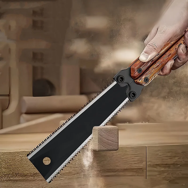 1Pcs Folding Hand Saw SK5 Steel Wear-Resistant and Durable Survival Saw Woodworking Specialized Small Portable Gardening Tools folding saw hand saw