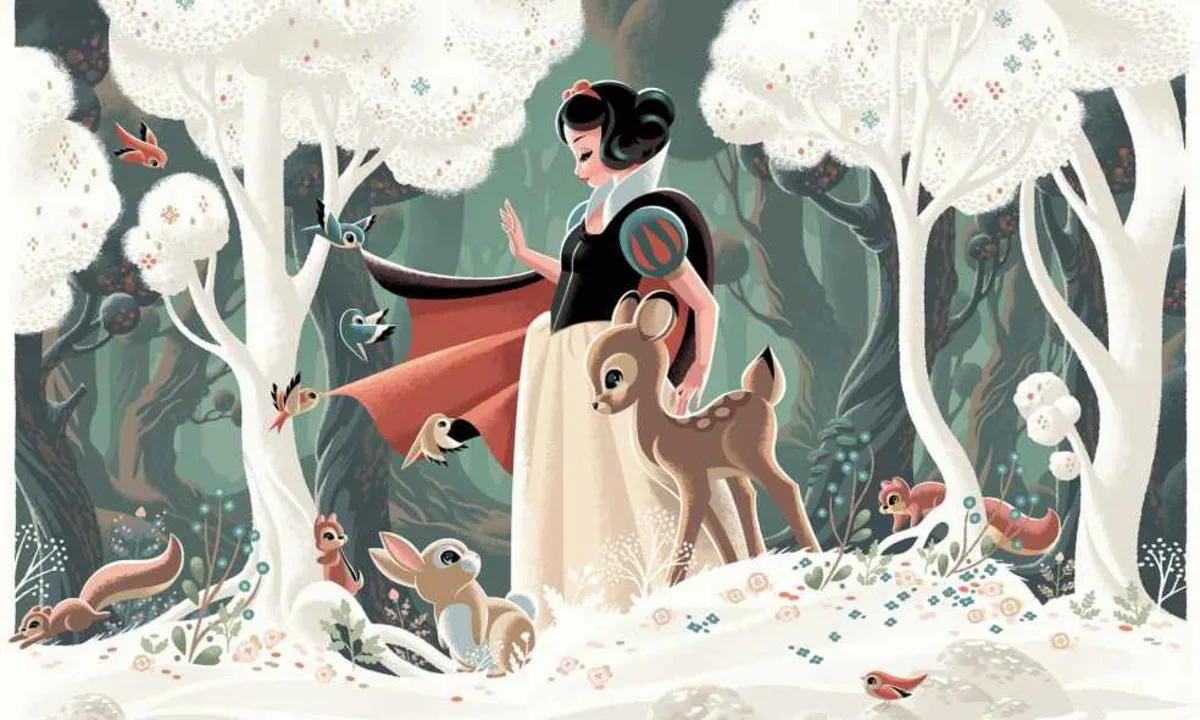 Disney-Cartoon Photo Backdrop, Sete Anões e Pássaro, Princesa Branca de Neve,  Decoração de Feliz Aniversário, Fundos Banner, Bonito - AliExpress, image size:1200x720