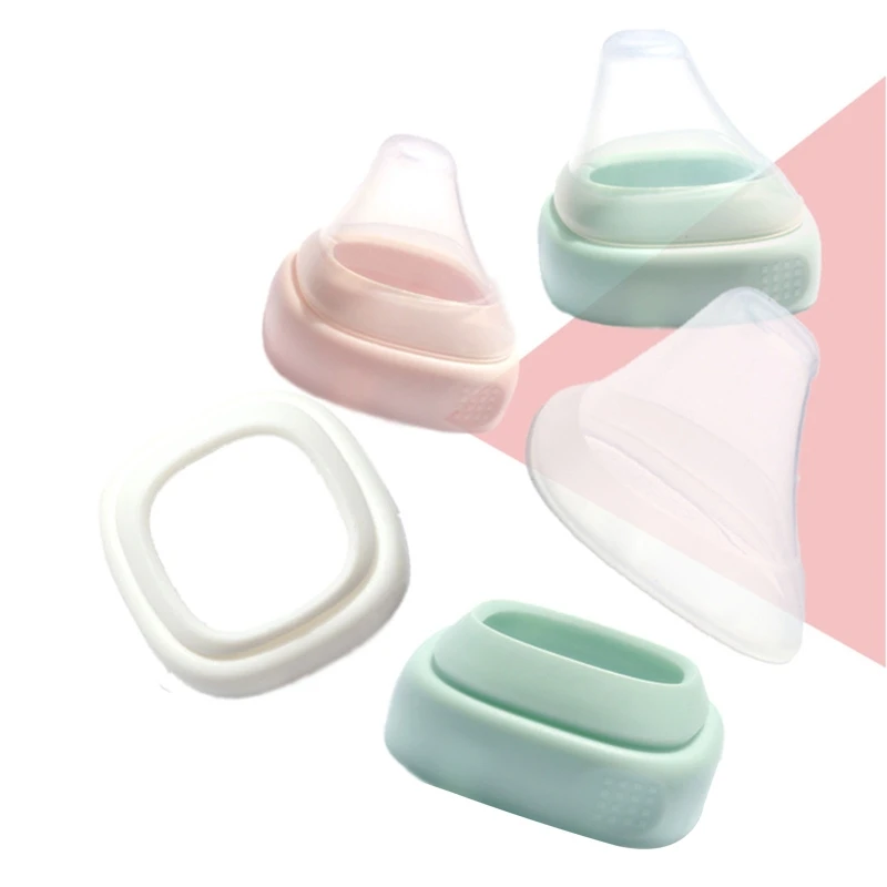 Additional Transparent Cover and Collar For Bottle Easy to Use Safe P-P Material For Hegen Bottles Babies Feeding Bottle water bottle milk bottle feeding bottle baby feeding utensils