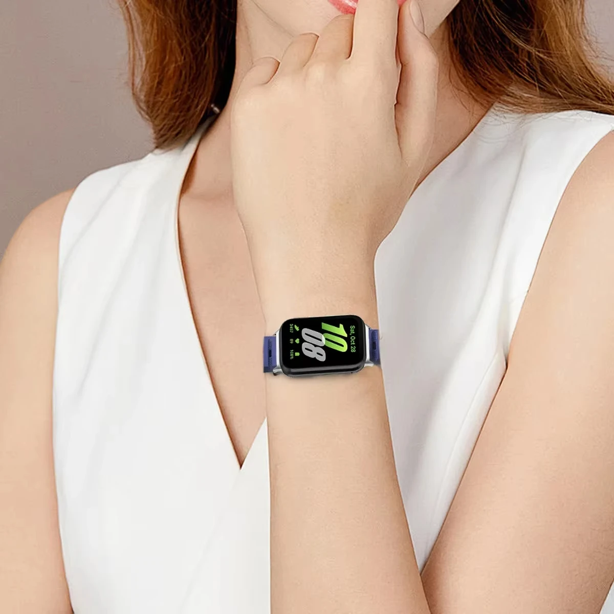 Silicone Replacement Strap for Smart Watches - Universal Wristband Accessory