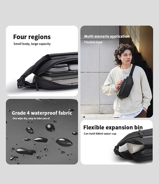 Crossbody Bag Xiaomi Sling Bag Waterproof Tas Selempang Xiaomi 90