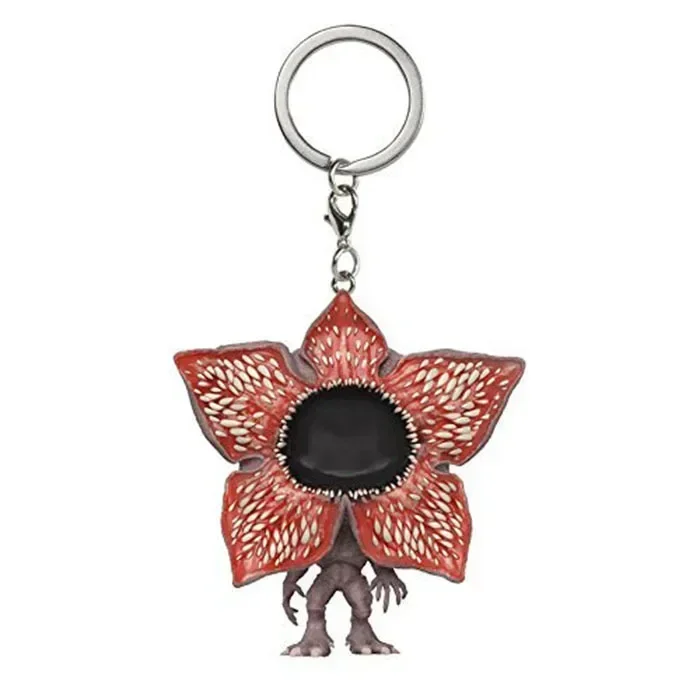 FUNKO POP Dustin Barb ELEVEN con Eggos Demogorgon Llavero Juguetes Figura Modelo Coleccionable Muñecas de Vinilo Llavero Juguete