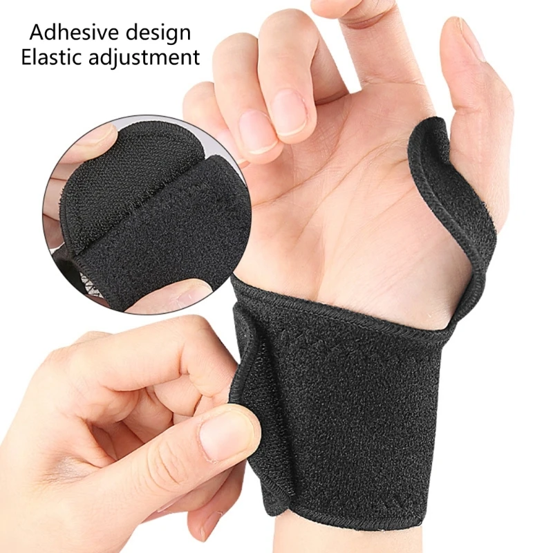 

Регулируемые ремешки на запястье для мужчин и женщин эластичные браслеты для запястий с отверстием для большого пальца