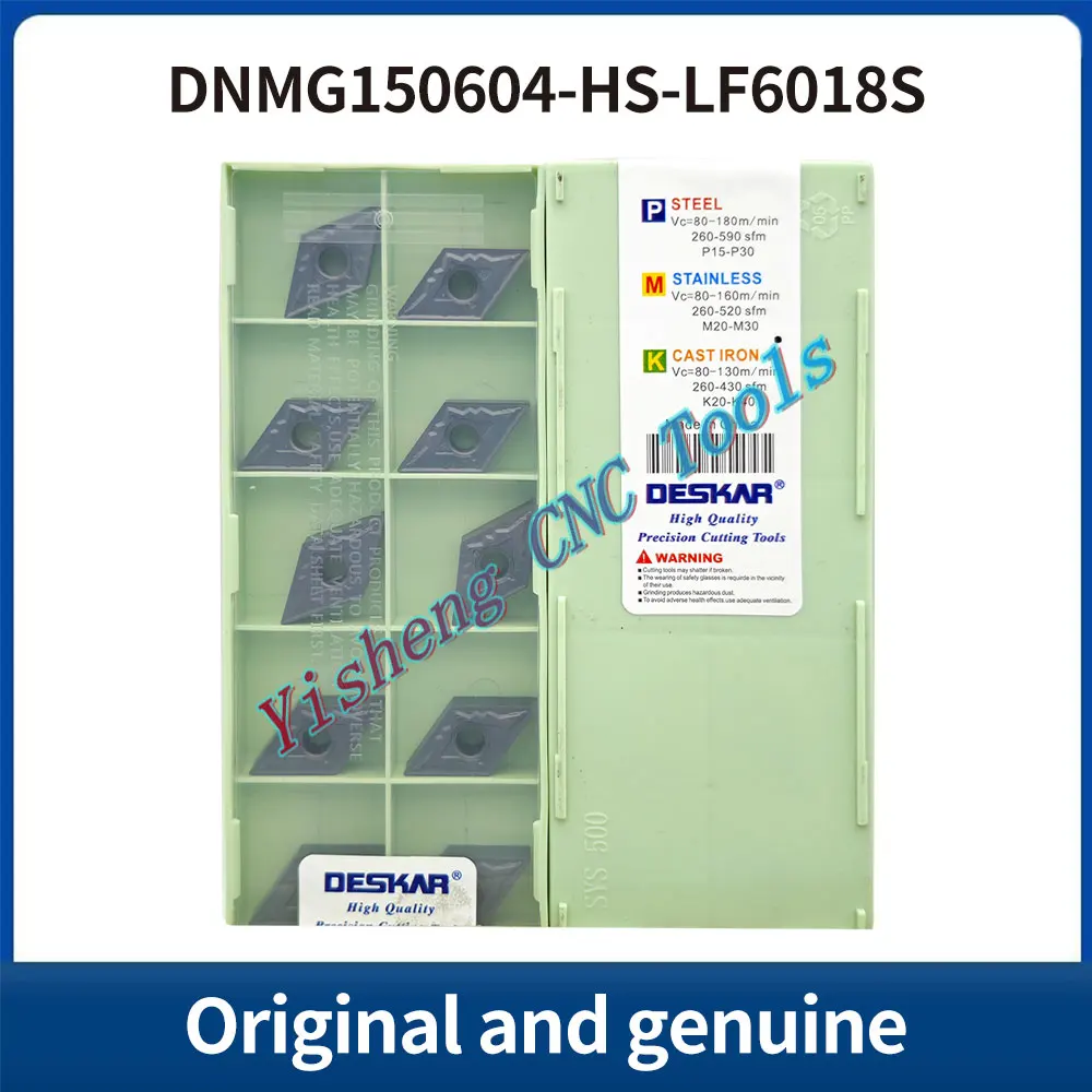 DESKAR 100% 오리지널 DNMG150604-HS DNMG150608-HS DNMG150608-HA LF6018 LF6118 LF6018S CNC 절삭 공구