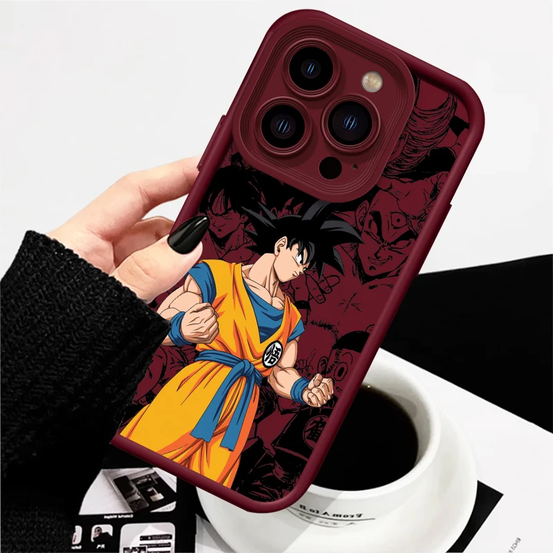 thumbnail image 1 of Funda de teléfono con diseño de Dragon Ball, carcasa con forma de ojo de Son Goku para Apple iPhone 15, 14, 13, 12, 11, XS, XR, X Pro Max Plus, 1 of 5