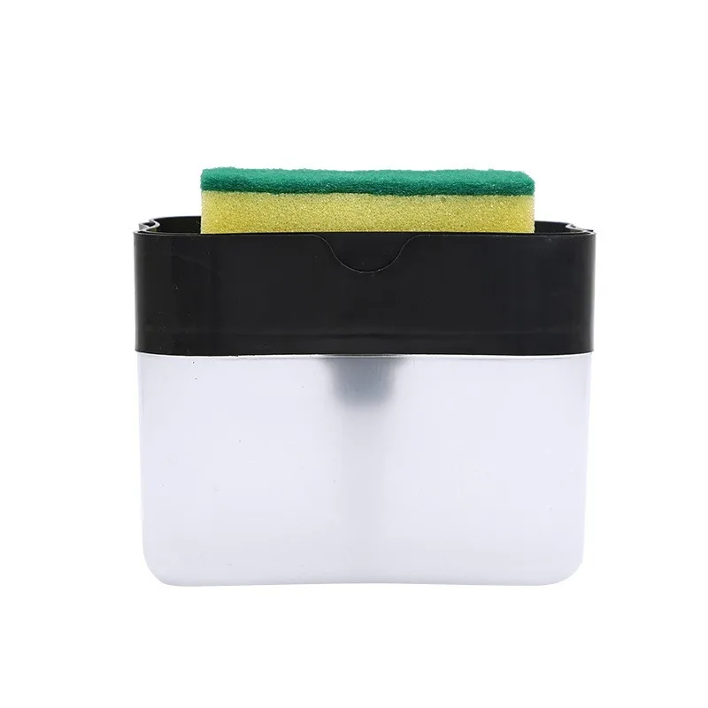 Press Type Liquid Outlet Box Scouring Pad Storage soap liquid box pressing soap liquid box soap dispenser
