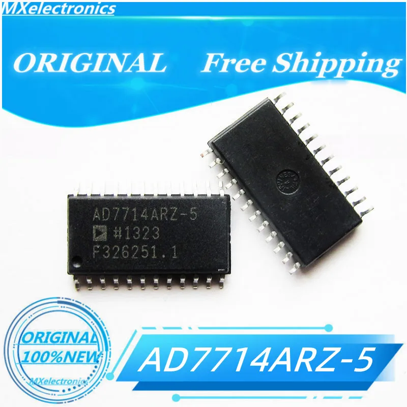 

1 шт.-10 шт./партия, новинка 100%, AD7714 AD7714ARZ-5, SOP24 оригинал, ADC, 24 бит, SIGMA DELTA, A/D IC