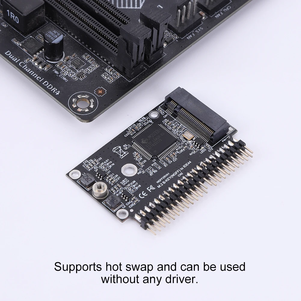 M2 NGFF SATA SSD to 25 IDE SSD Converter Driver Free Adapter for Notebook Laptop and Desktop Computers
