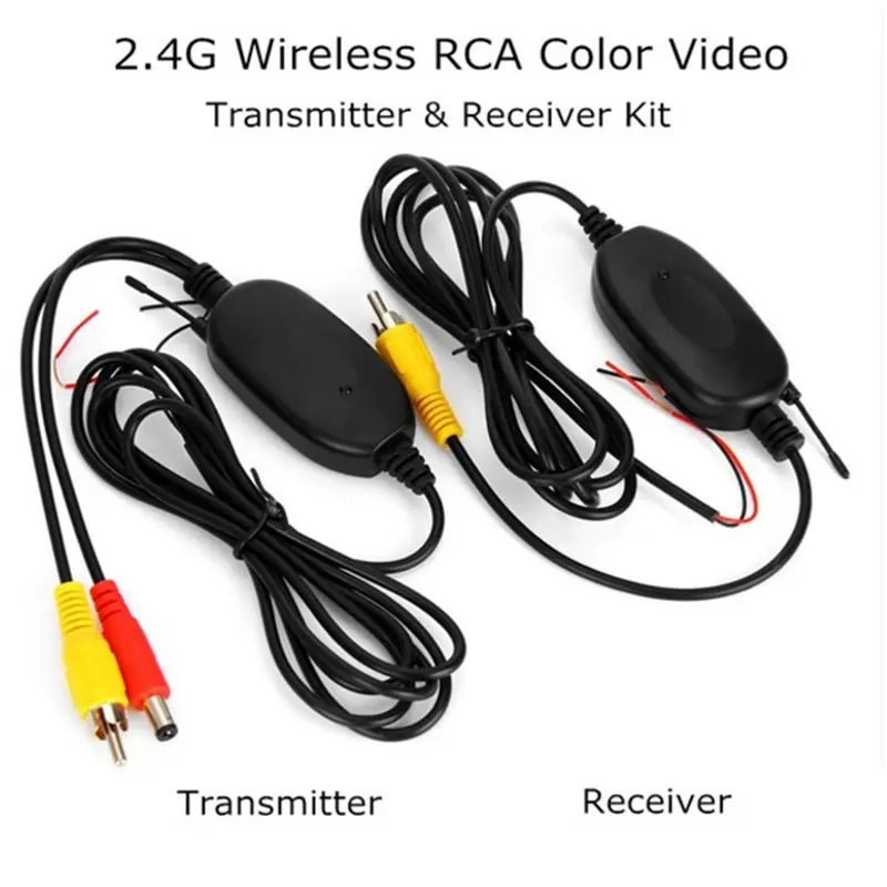 2.4G Draadloze Zender En Ontvanger Voor Auto Reverse Rear View Backup Camera En Monitor Parkeerhulp Voertuig Cam