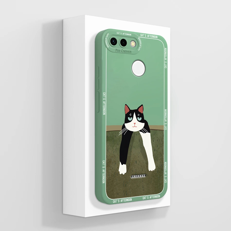 Fun Cartoon Liquid Silicone Phone Case - Full Protection Bumper Cover