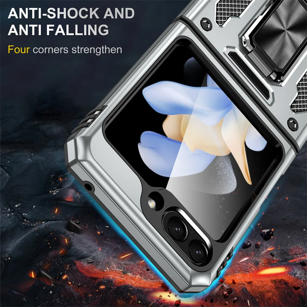 Luxury Armor Magnet Back Ring Case Cover