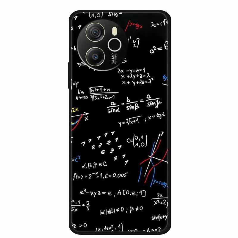 Cartoon Black Silicone Soft TPU Phone Cover - Protective Case