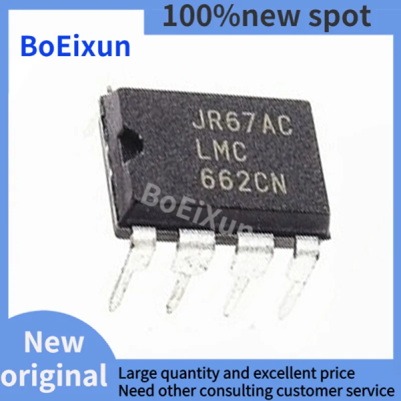 

10pcs LMC662CN DIP8 LMC662AIN DIP LMC662 DIP-8