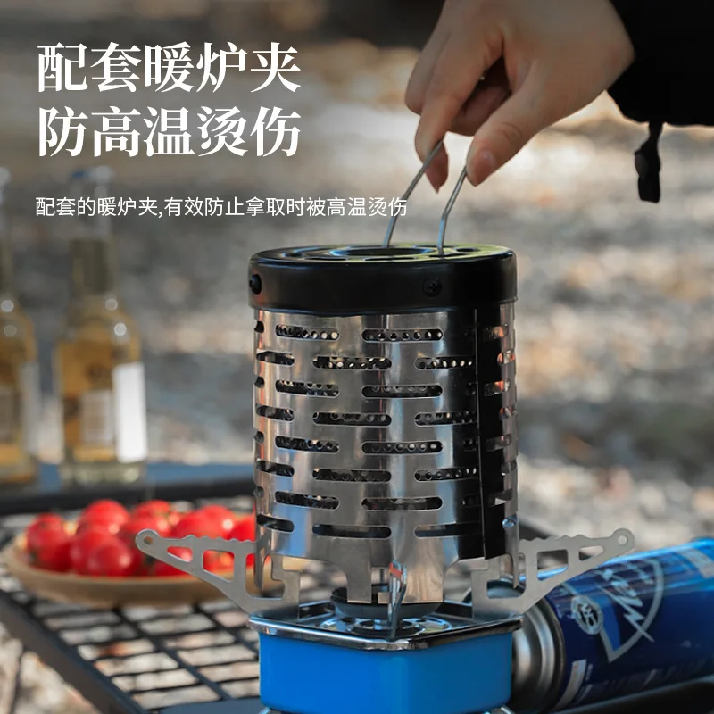 Winter Mini Gas Heater Stove Wear-resistant Outdoor Camping Portable Steel  Warmer Heating Cover Equipment - AliExpress