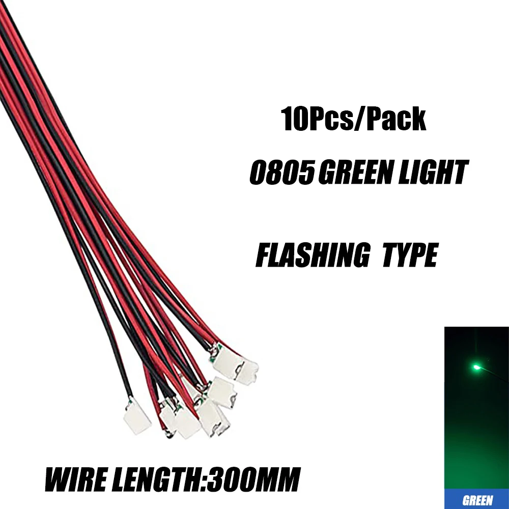 10Pcs 0805 green A