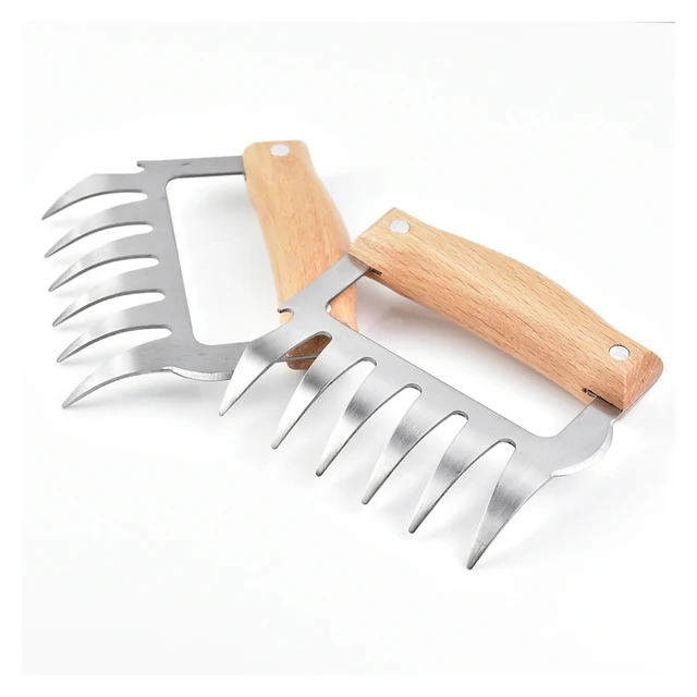 Medve Karmok Barbecue Villa Pull Aprított Sertéshús Shredde Kézi Húsbilincs Sült Bbq Konyhai Accessorie Otthoni Eszköz Húskezelő - Image 2