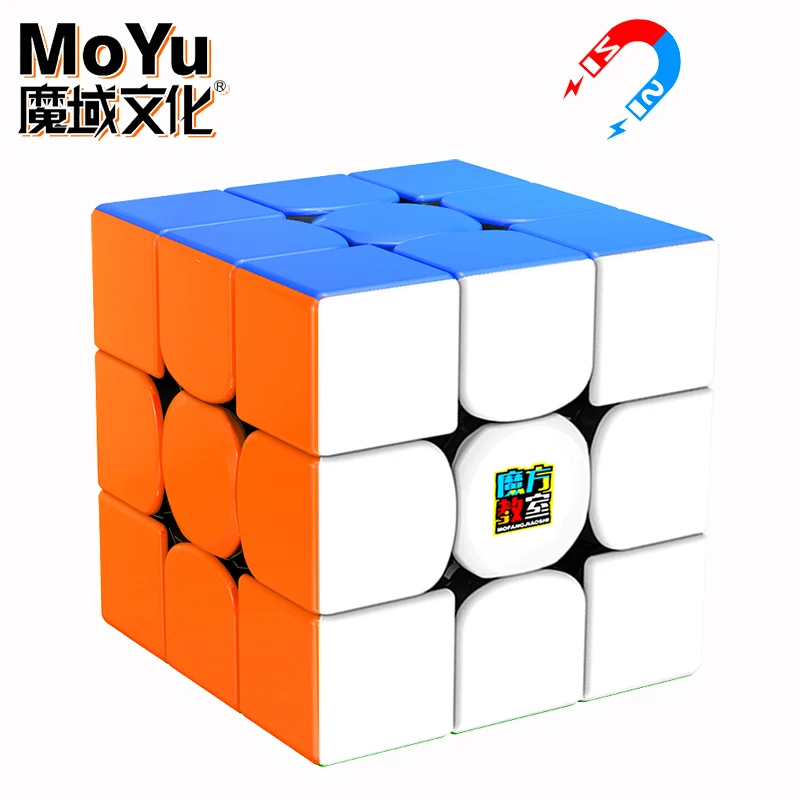 MoYu Meilong 3x3 2x2 Professional Magnetic Magic Cube 3x3x3 2×2 3×3 Speed Puzzle Children's Toy Original Hungarian Cubo Magico children early learning 3 to 3 for 3 mirror hungrian cube hungarian three on three cubu magico toy children from 7 8 to 10 years