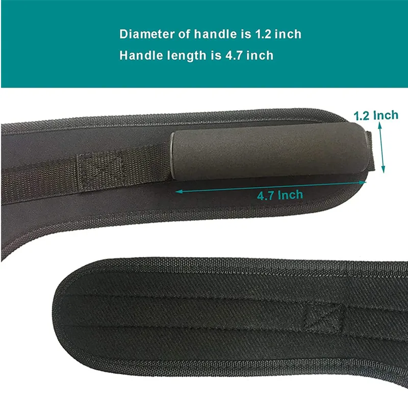 Description Picture 5 of itemNylon Fitness Abdominal Crunch Straps Ab Exercise Pulling Harness Shoulder Strap Belt Home Barbell Gym Equipment Accessories