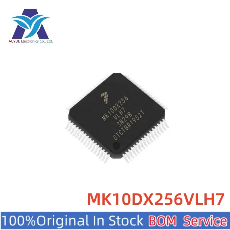 

New Original Stock IC MK10DX256VLH7 MK10DX256 MK10DX256VLH7R MK10DX QFP64 NXP Microcontroller IC MCU One Stop BOM Service