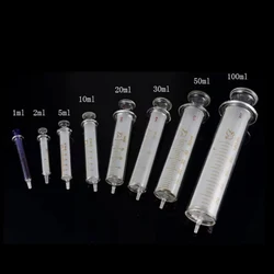 Transparent Glass Syringes for Liquid Metal Application and Mobile Repair (Light green)