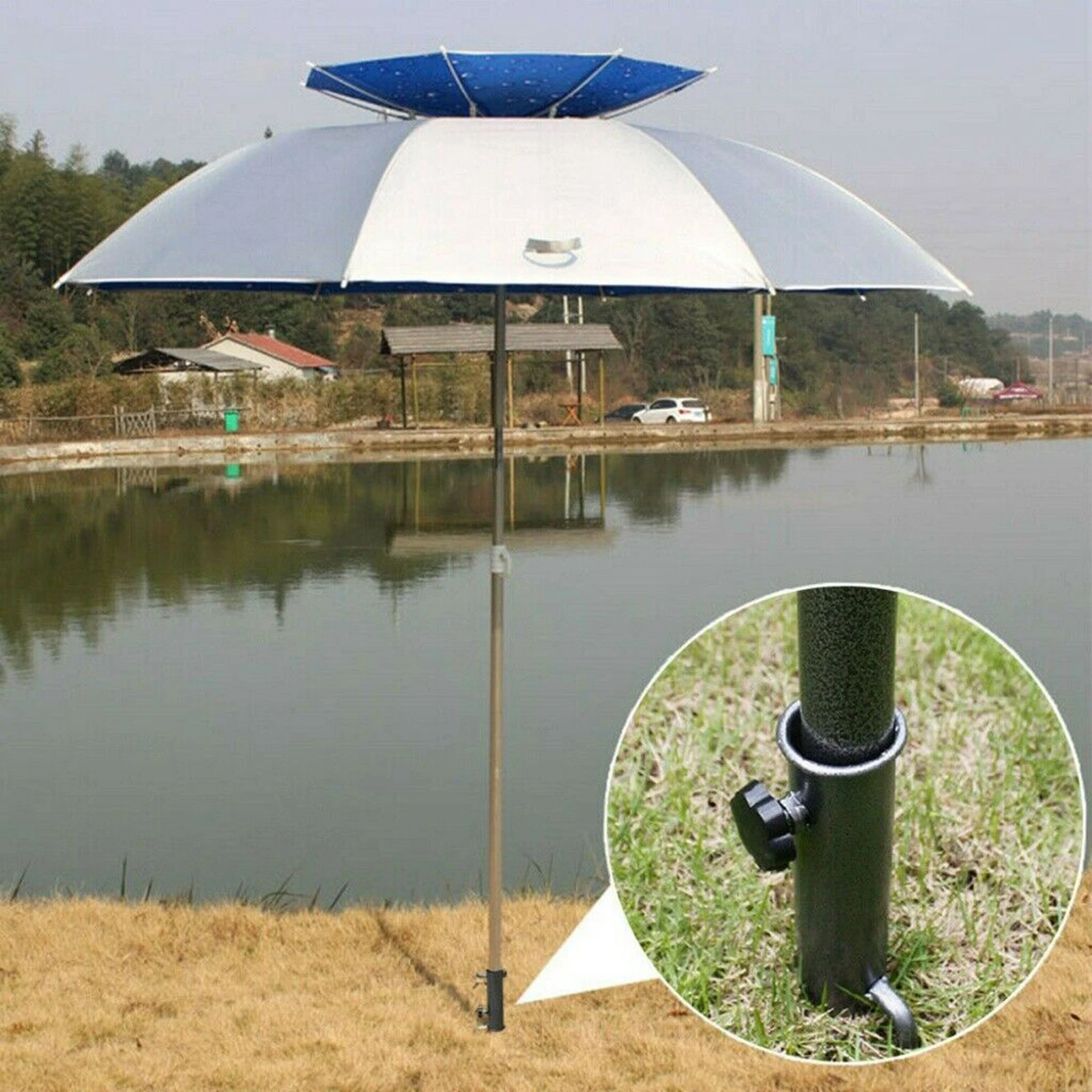 Patio Umbrellas Base Camping Umbrella Base Stand Yard Heavy Duty Parasol Holder Sunshade Umbrellas Stand Holder Replacements