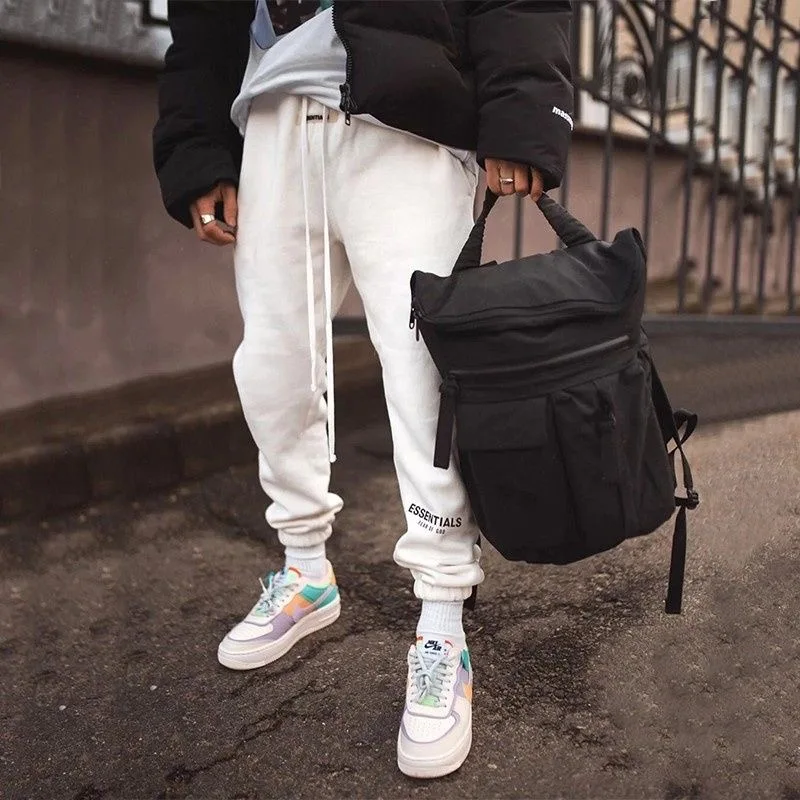 

Autumn and Winter New Fashion Sports Pants Reflective Letter Logo Hip Hop Hoodie Jogging Pants Unisex High Street Sports Pants