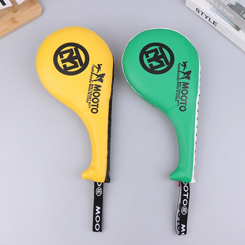 1PC Kids Taekwondo PU Rebound Sponge Durable Double Kick Pad Target Boxing Sanda Pad For Tae Kwon Do Karate Training Small Gifts