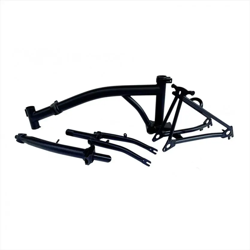 Description Picture 4 of item7Speed V Brake Tri-fold Chromium Molybdenum Steel Frame For Brompton Bicycle M Handlebar 74x112MM Frame