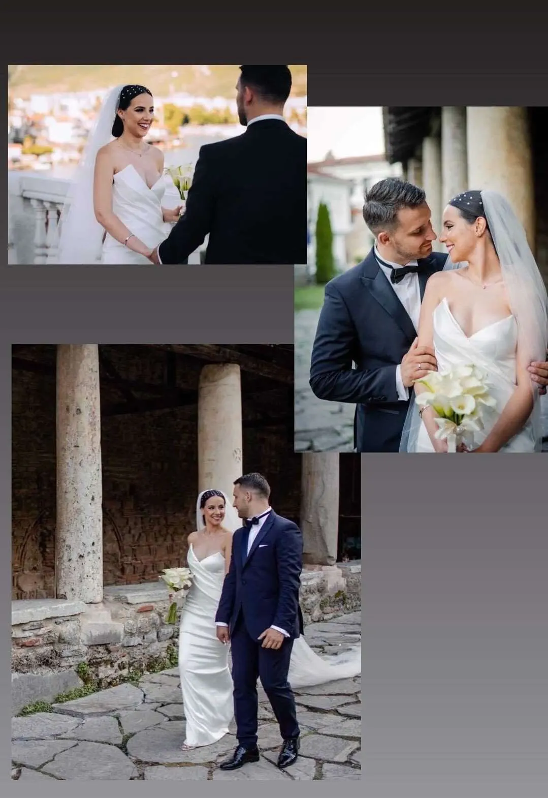 Strapless mermaid wedding dress photo review